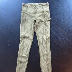 lululemon athletica Olive Green Leggings